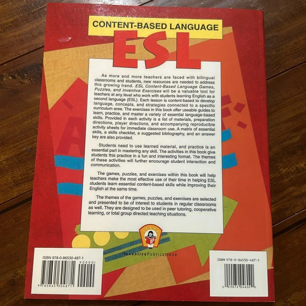 ESL Content-Based Language Games, Puzzles,‎ & Inventive Exercises reproducibles